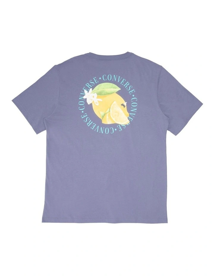 Converse Fresh Lemon Graphic Tee In Lilac - Image 2
