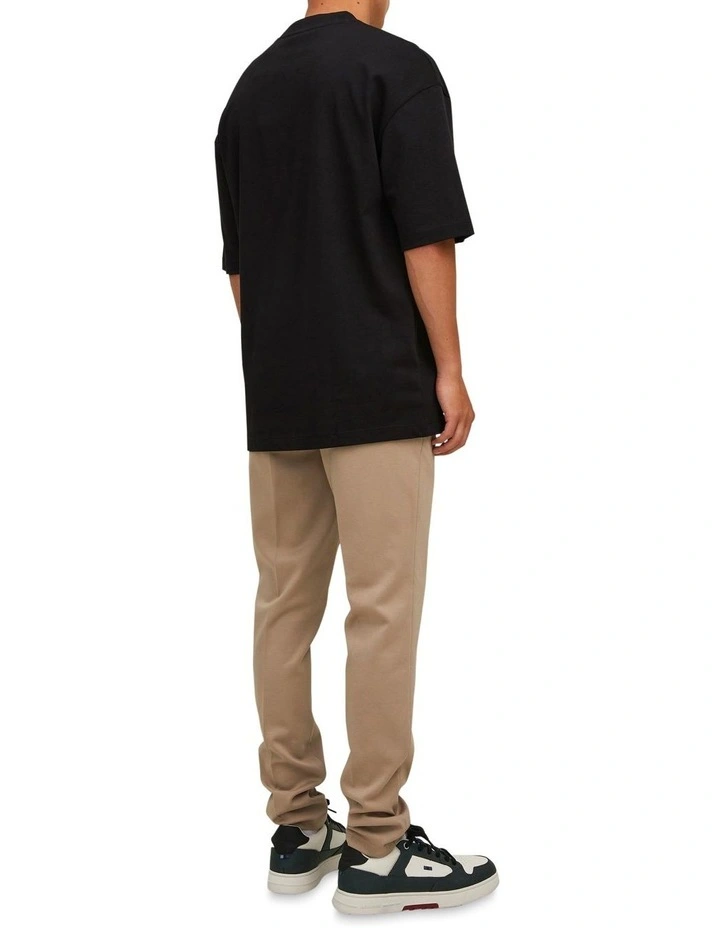 Jack & Jones Kam Branding Short Sleeve Crew Neck Tee In Black 2 Jack & Jones Kam Branding Short Sleeve Crew Neck Tee In Black - Image 2