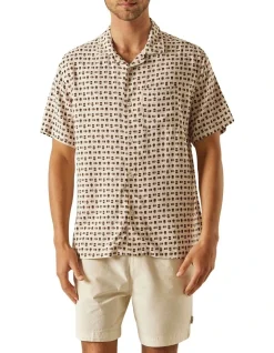 Article One Pablo Shirt In Chalk Sphere