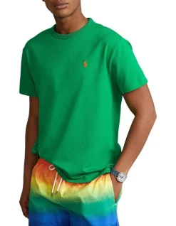 Polo Ralph Lauren Classic Fit Heavyweight Jersey T-Shirt In Green