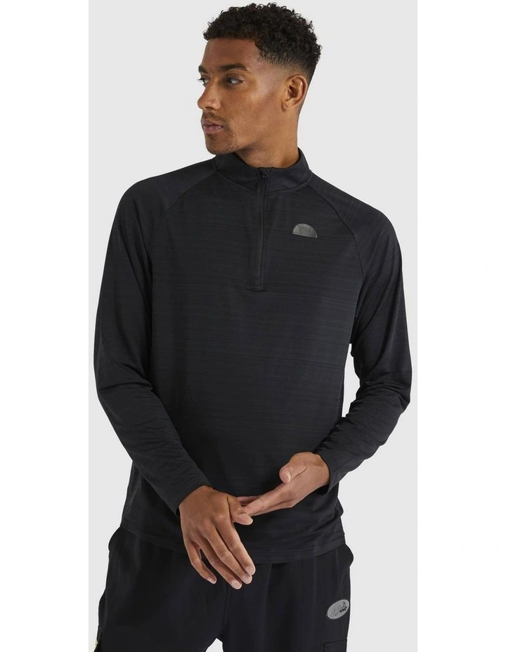 Ellesse Diox Long Sleeve T-Shirt In Black