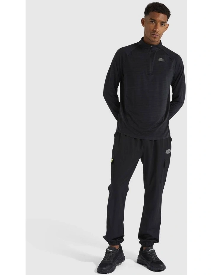 Ellesse Diox Long Sleeve T-Shirt In Black - Image 2