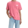 Levi's Relaxed Fit Short Sleeve Tee In Pink