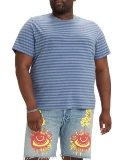 Levi's Original Housemark Tee In Blue