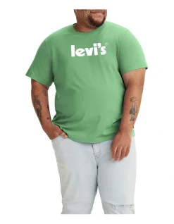 Levi's Short Sleeve Relaxed Fit Tee In Green