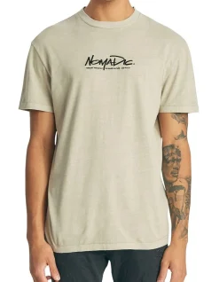 Nomadic Paradise Confused Relaxed Tee In Beige