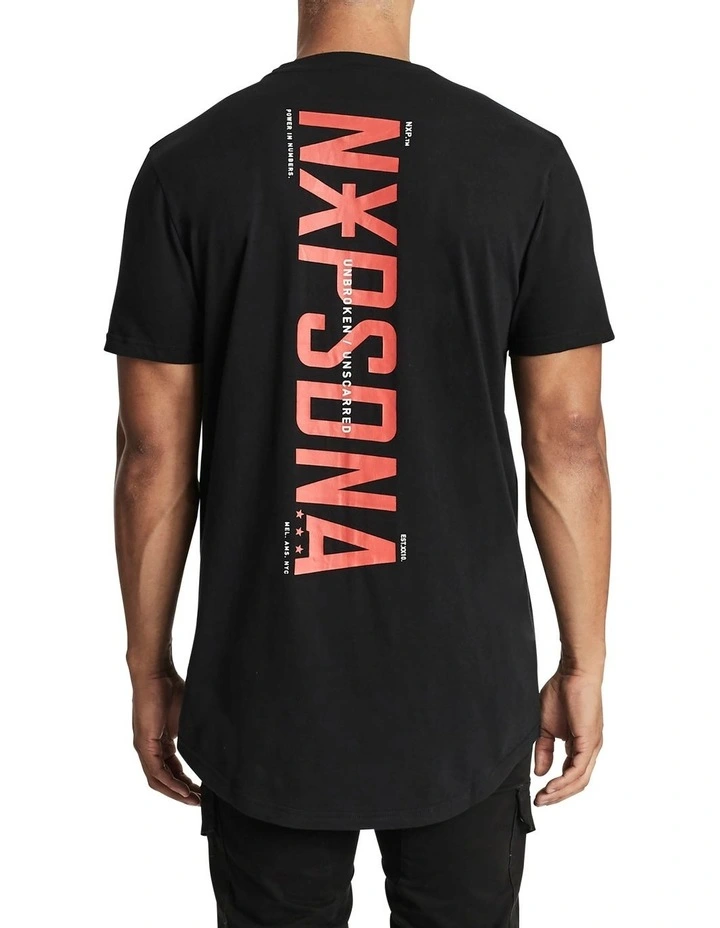 Nena & Pasadena Juvenile Cape Back Tee In Black - Image 2