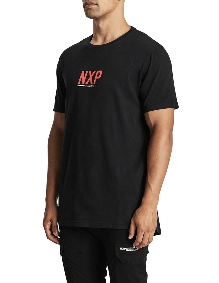 Nena & Pasadena Juvenile Cape Back Tee In Black - Image 3