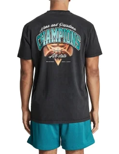 Nena & Pasadena Ambassador Relaxed Tee In Black