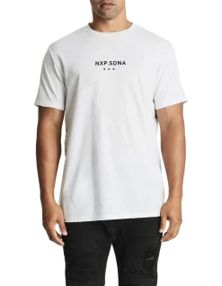 Nena & Pasadena Voodoo Cape Back Tee In White