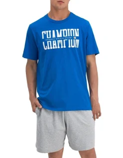 Champion Sporty Tee In Blue