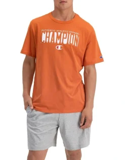 Champion Sporty Tee In Orange