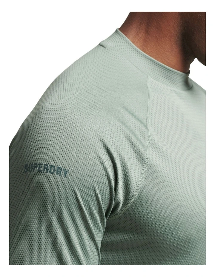 Superdry Code Run Long Sleeve Top In Laurel Khaki - Image 4