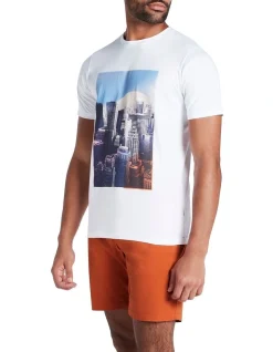 Marcs Downtown Graphic T-shirt In White