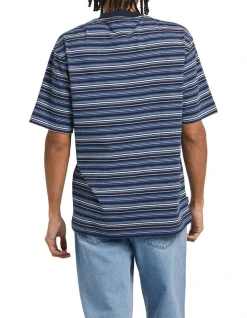 Wrangler Slacker Baggy Tee In Blue