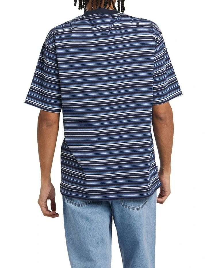 Wrangler Slacker Baggy Tee In Blue
