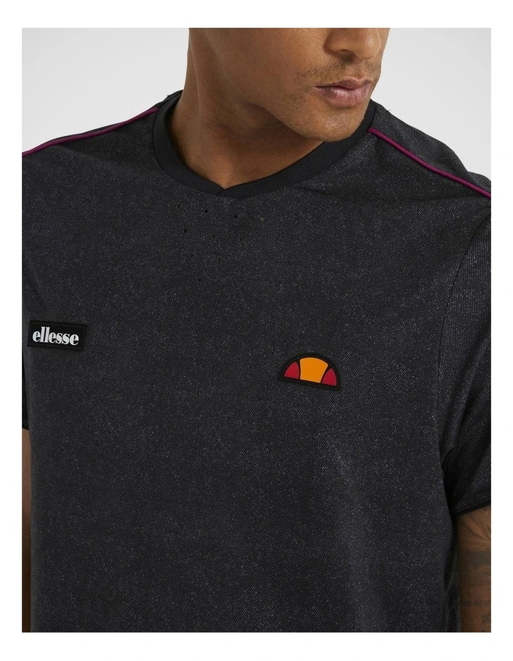 Ellesse Agassio Tee In Black Denim - Image 2