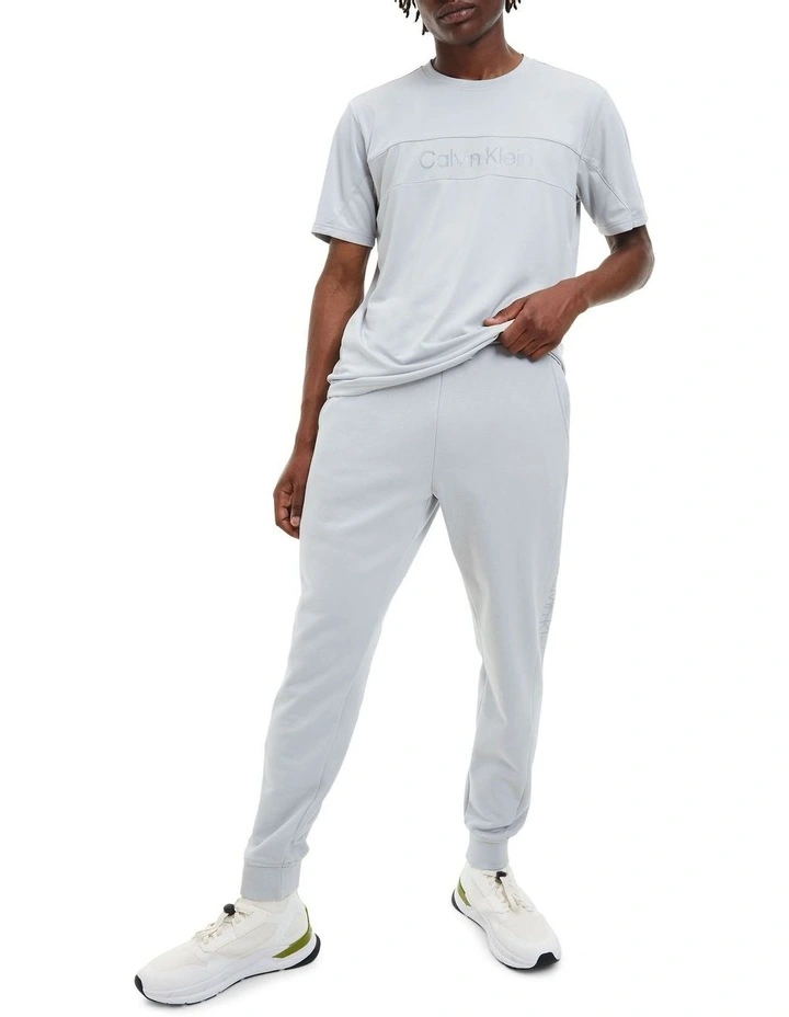 Calvin Klein Gym T-Shirt In Grey - Image 2