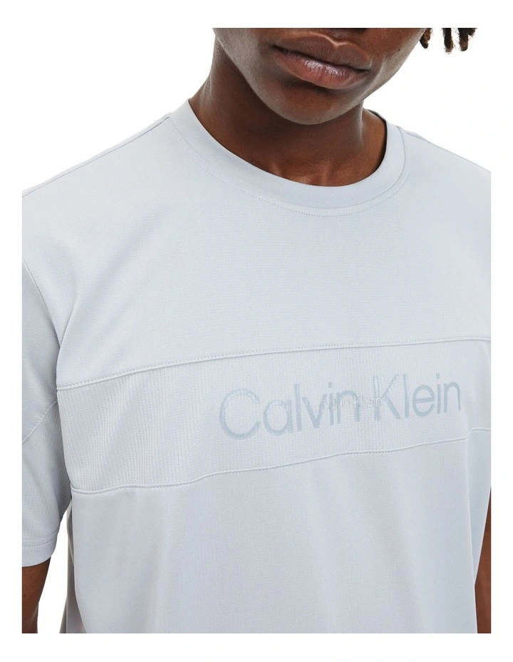 Calvin Klein Gym T-Shirt In Grey - Image 4