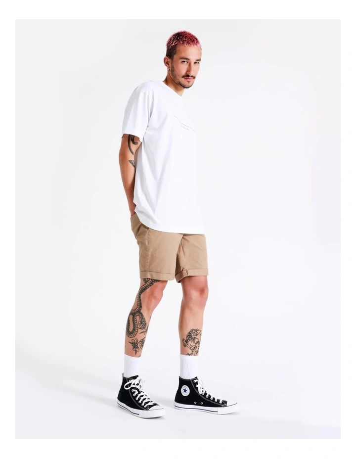 Jack & Jones Stellar Recycled Cotton Tee In Cloud Dancer - Image 6