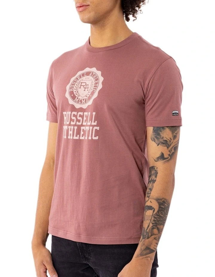 Russell Athletic Collegiate Tee In Burlwood - Image 2