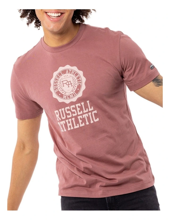 Russell Athletic Collegiate Tee In Burlwood - Image 3
