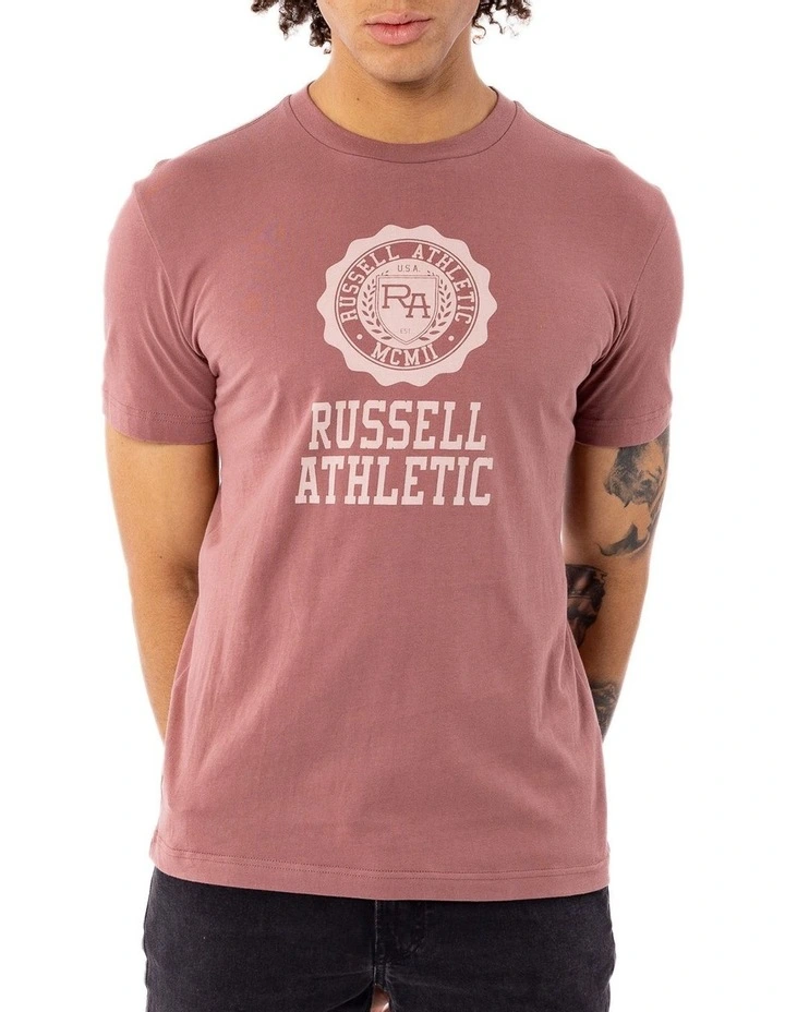 Russell Athletic Collegiate Tee In Burlwood - Image 4