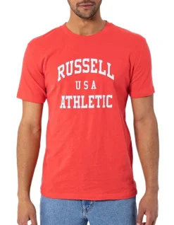 Russell Athletic Men's Team Arch Tee In Red