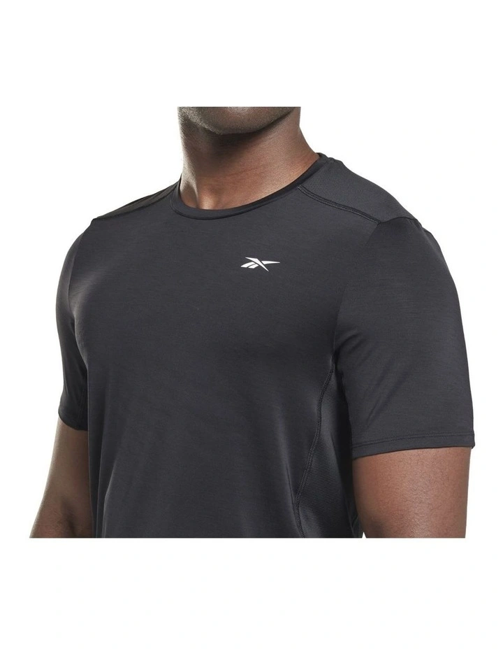 Reebok Ts Ac Solid Athlete Tee In Black - Image 4