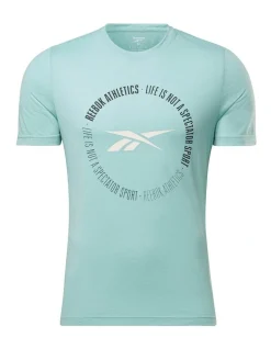 Reebok Spectator Vector Tee In Teal