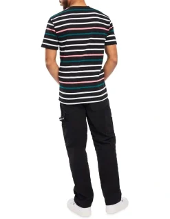 Tommy Jeans Serif Stripe Tee In Black 6 Tommy Jeans Serif Stripe Tee In Black -Nena & Pasadena Sales 954414100 3 720x928