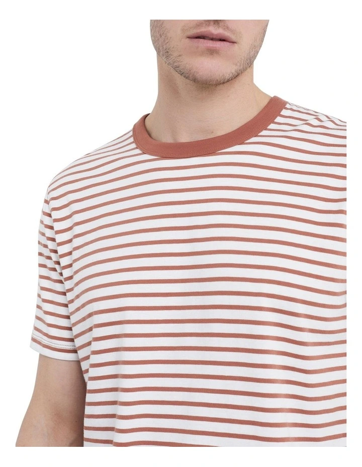 French Connection Stripe T Shirt - Image 4