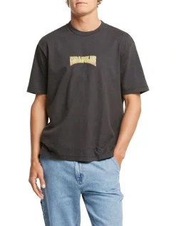 Wrangler All Seeing Sun Baggy Tee In Black
