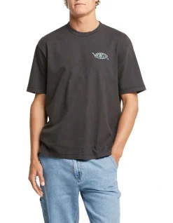 Wrangler Hibiscus Baggy Tee In Black