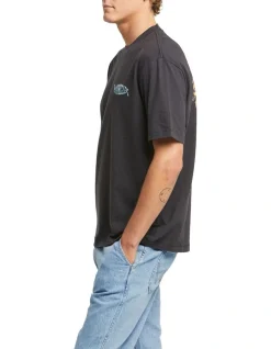 Wrangler Hibiscus Baggy Tee In Black -Nena & Pasadena Sales 956324800 3 720x928