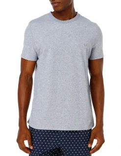 Coast Clothing Co Essential Crew Neck Tee In Grey Marle