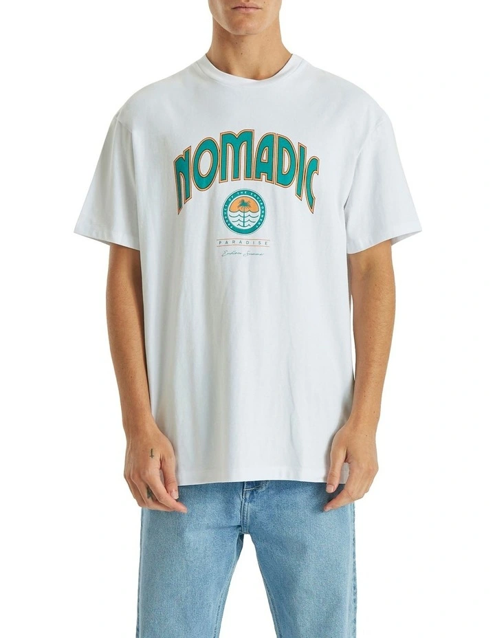 Nomadic Paradise Endless Relaxed Tee In White