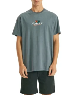 Nomadic Paradise Intuition Relaxed Tee In Charcoal