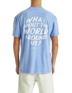 Nomadic Paradise World Relaxed Tee In Lilac