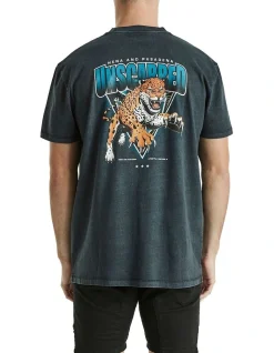 Nena & Pasadena Wires Relaxed Tee In Black