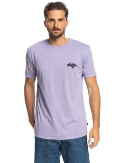 Quiksilver Another Side Short Sleeve T-Shirt In Purple Haze