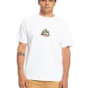 Quiksilver Hard Core Short Sleeve T-Shirt In White