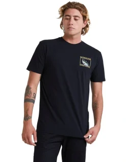 Quiksilver Blue Dreams Short Sleeve T-Shirt In Black