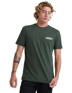Quiksilver Hillside Swell Short Sleeve T-Shirt In Thyme