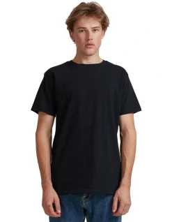 Quiksilver Premium Washed T-Shirt In Black