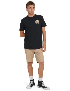 Quiksilver Port Of Call Short Sleeve T-Shirt In Black -Nena & Pasadena Sales 959119030 5 720x928