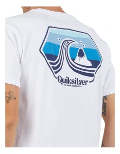 Quiksilver Port Of Call Short Sleeve T-Shirt In White -Nena & Pasadena Sales 959119120 4 720x928