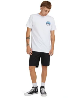 Quiksilver Port Of Call Short Sleeve T-Shirt In White -Nena & Pasadena Sales 959119120 5 720x928