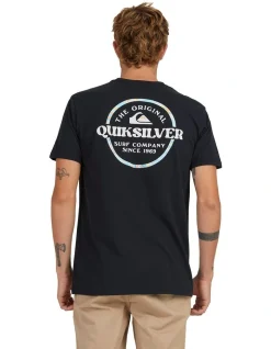 Quiksilver Circled Short Sleeve T-Shirt In Black -Nena & Pasadena Sales 959120560 3 720x928
