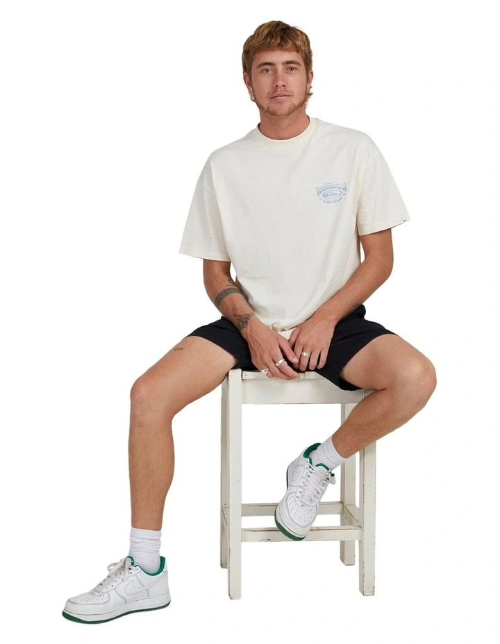 Quiksilver Arch The Soul Short Sleeve T-Shirt In Birch